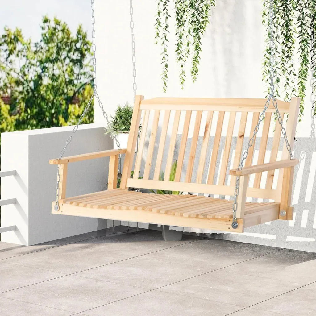 Garden swing for 2 people 117 cm 69 cm x 60 cm