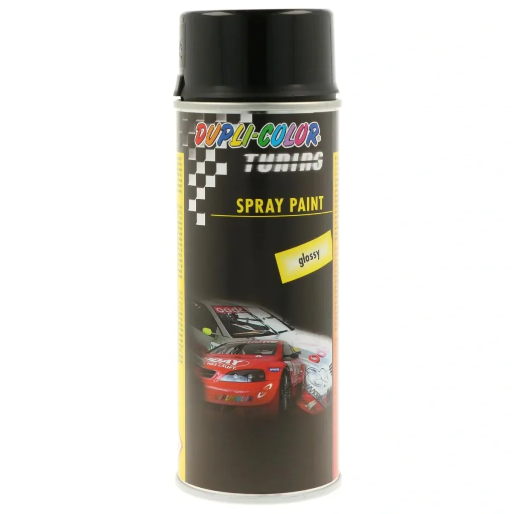 Spray paint can "SPRAY PAINT", glossy black, 400 ml