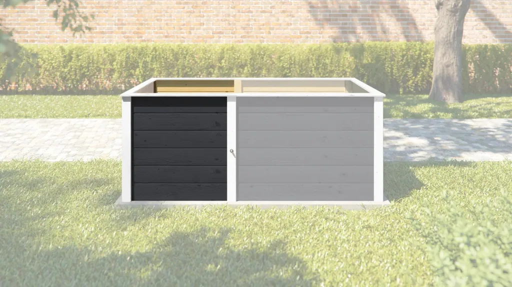 Additional set for raised bed Modular, wall thickness 21 mm, anthracite, 67 cm