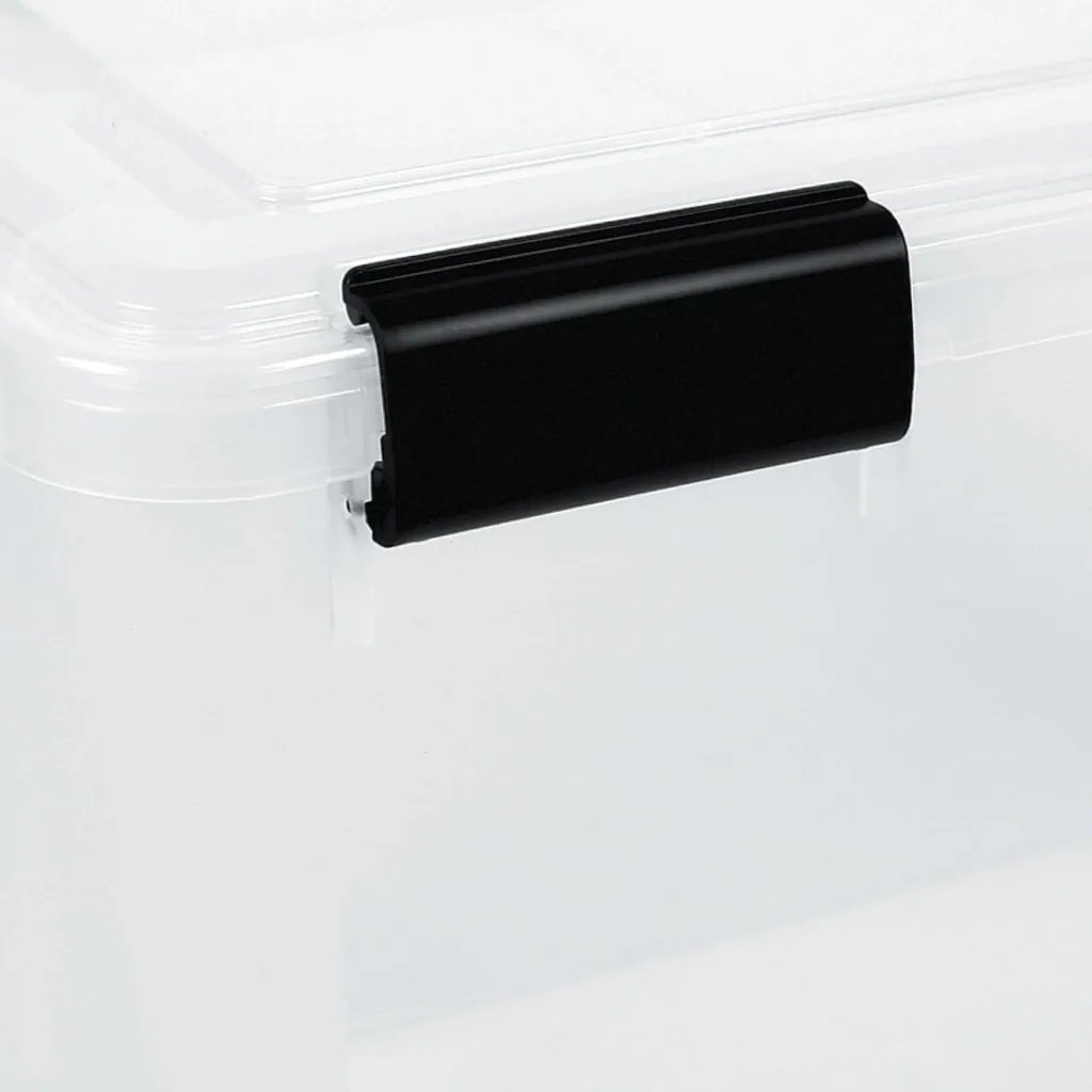 Waterproof storage box, transparent, 50 liters