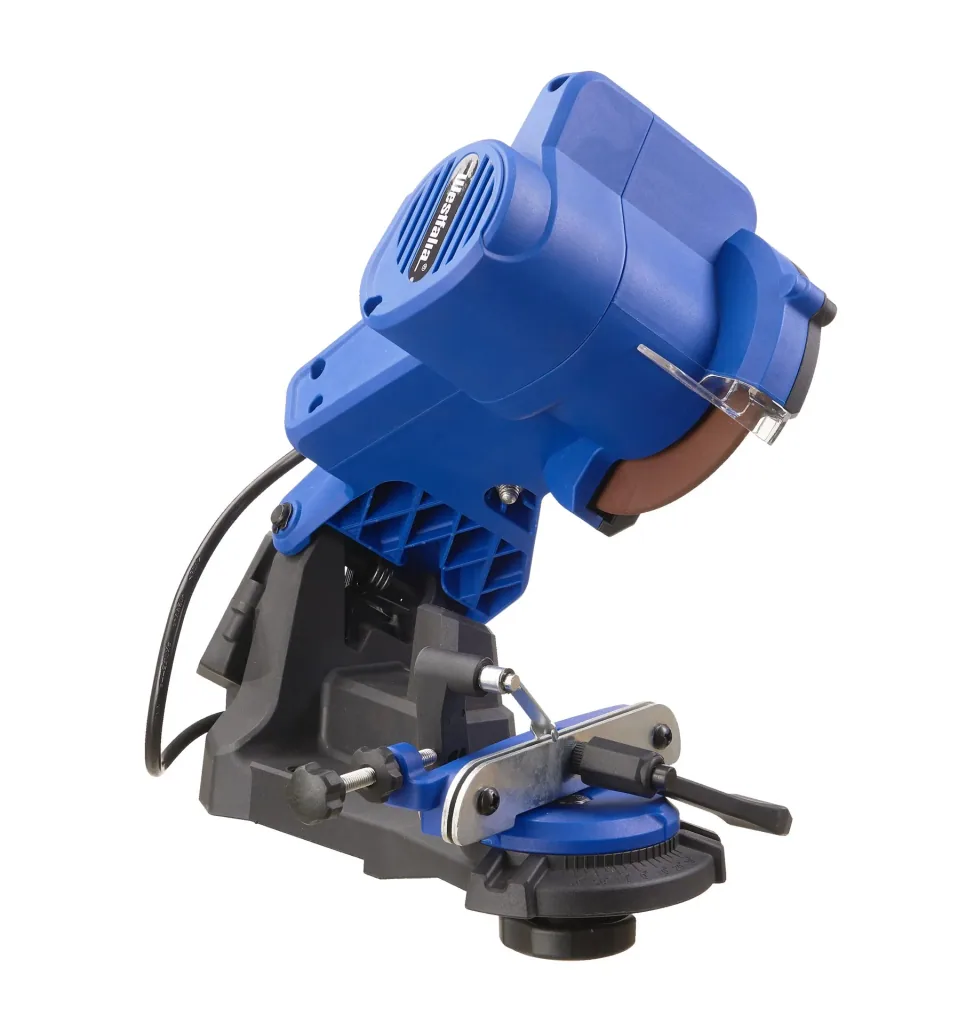 Cordless chain saw sharpener, 18 Volt, SKSG 18, including Li-Ion battery, 4.0 Ah and charger 2.4 A ALG 18 Volt