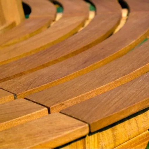 Tree bench 190 cm, eucalyptus wood FSC certified