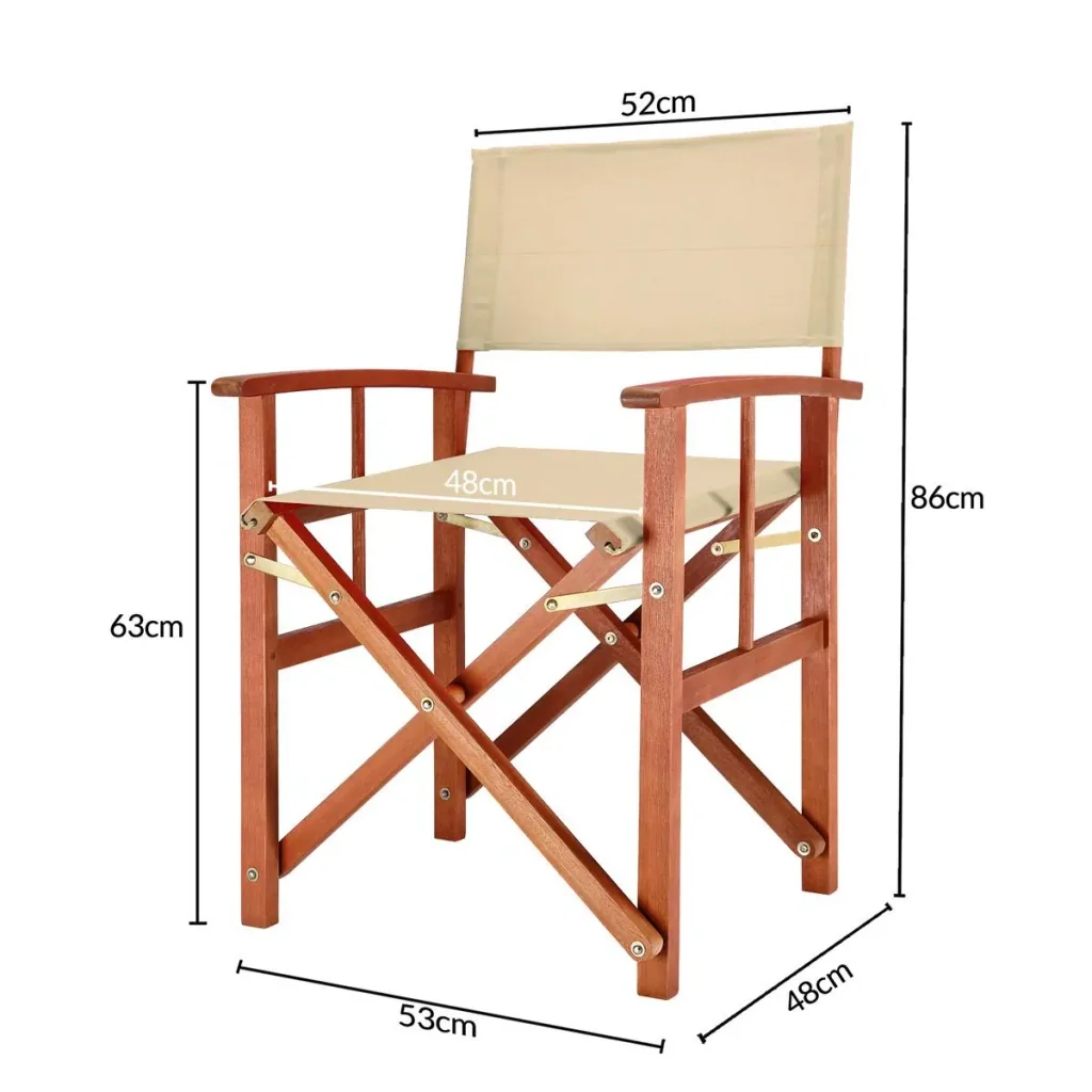 Folding chair Cannes cream FSC