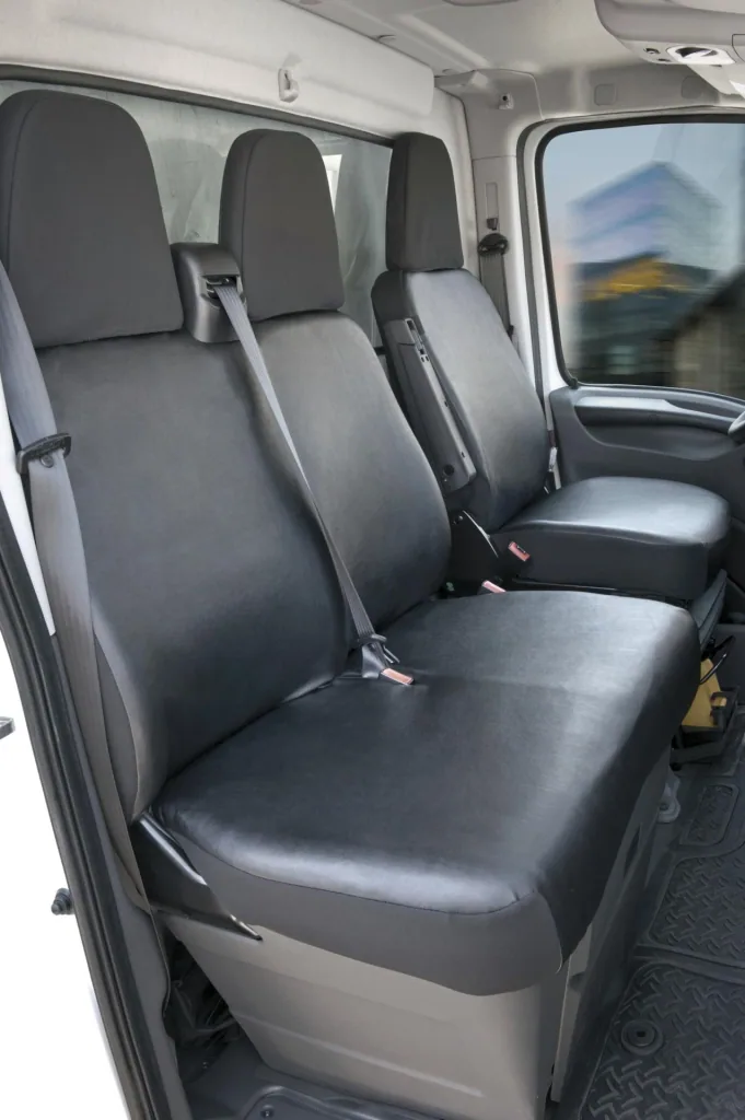 Custom fit seat covers - artificial leather for CITROen Jumper, Fiat Ducato, Peugeot Boxer from 07/2006 to 05/2014