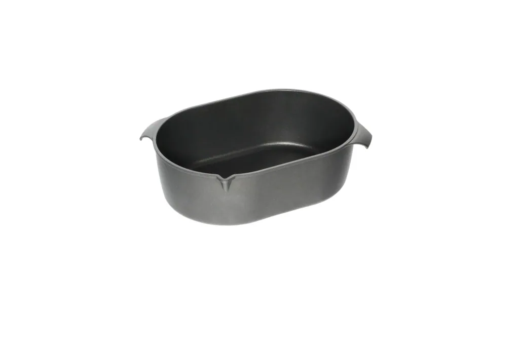 Roasting pan with glass lid, 11.8 liters, 42 x 28 cm