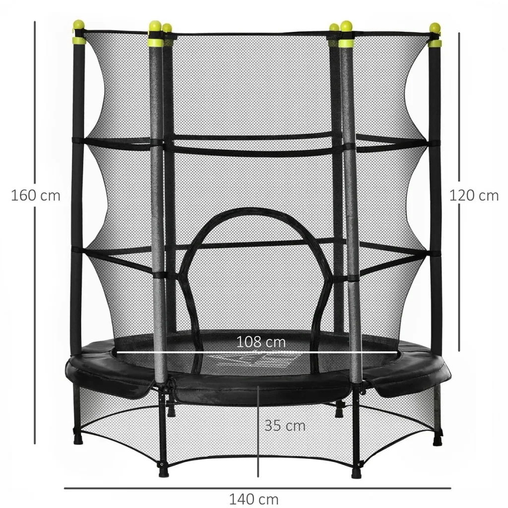 Trampoline for children Ø140 cm Fitne