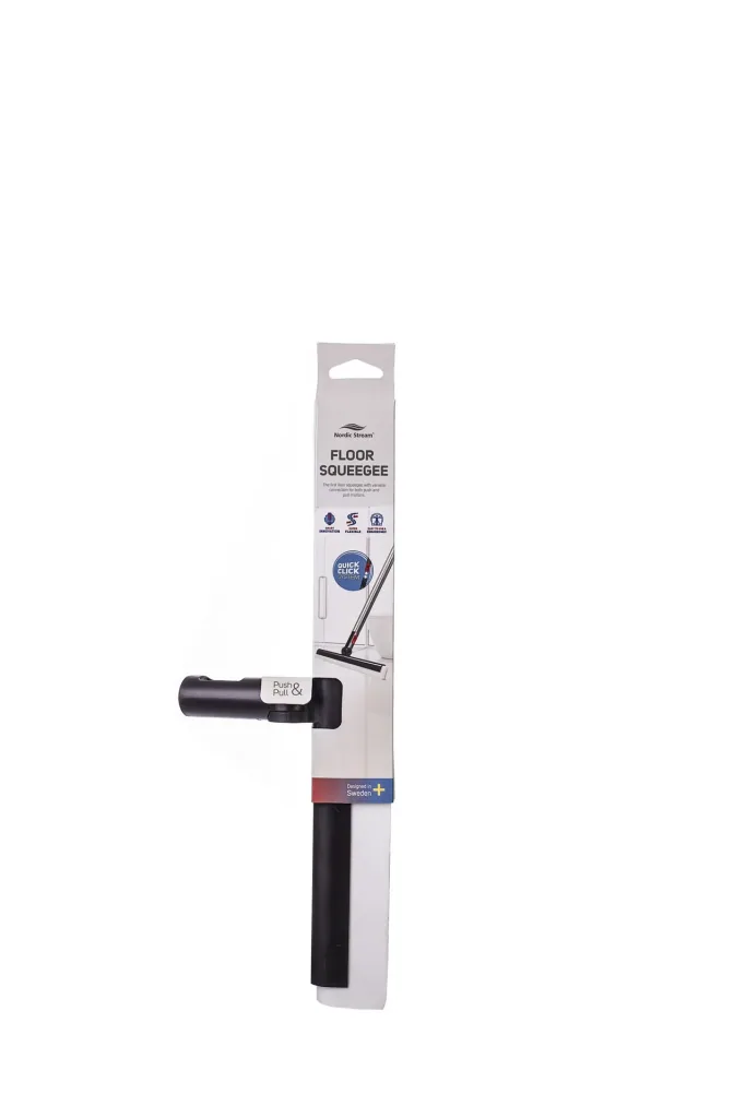 Floor squeegee attachment