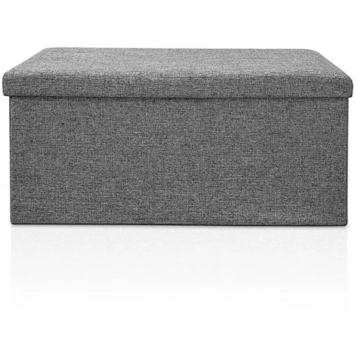 2-in-1 stool 80 x 38 x 40 cm ottoman storage box