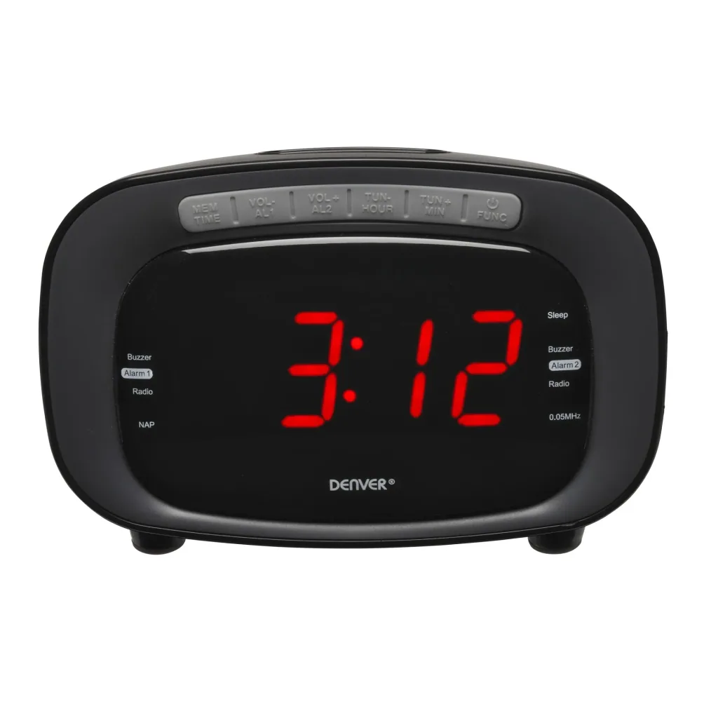 Radio alarm clock with dual timer