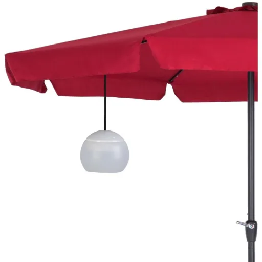 LED hanging lamp - outdoor and indoor lighting - with hook - set of 4