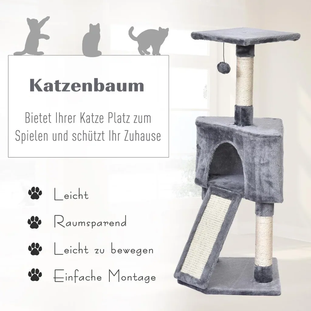 3-story cat tree
