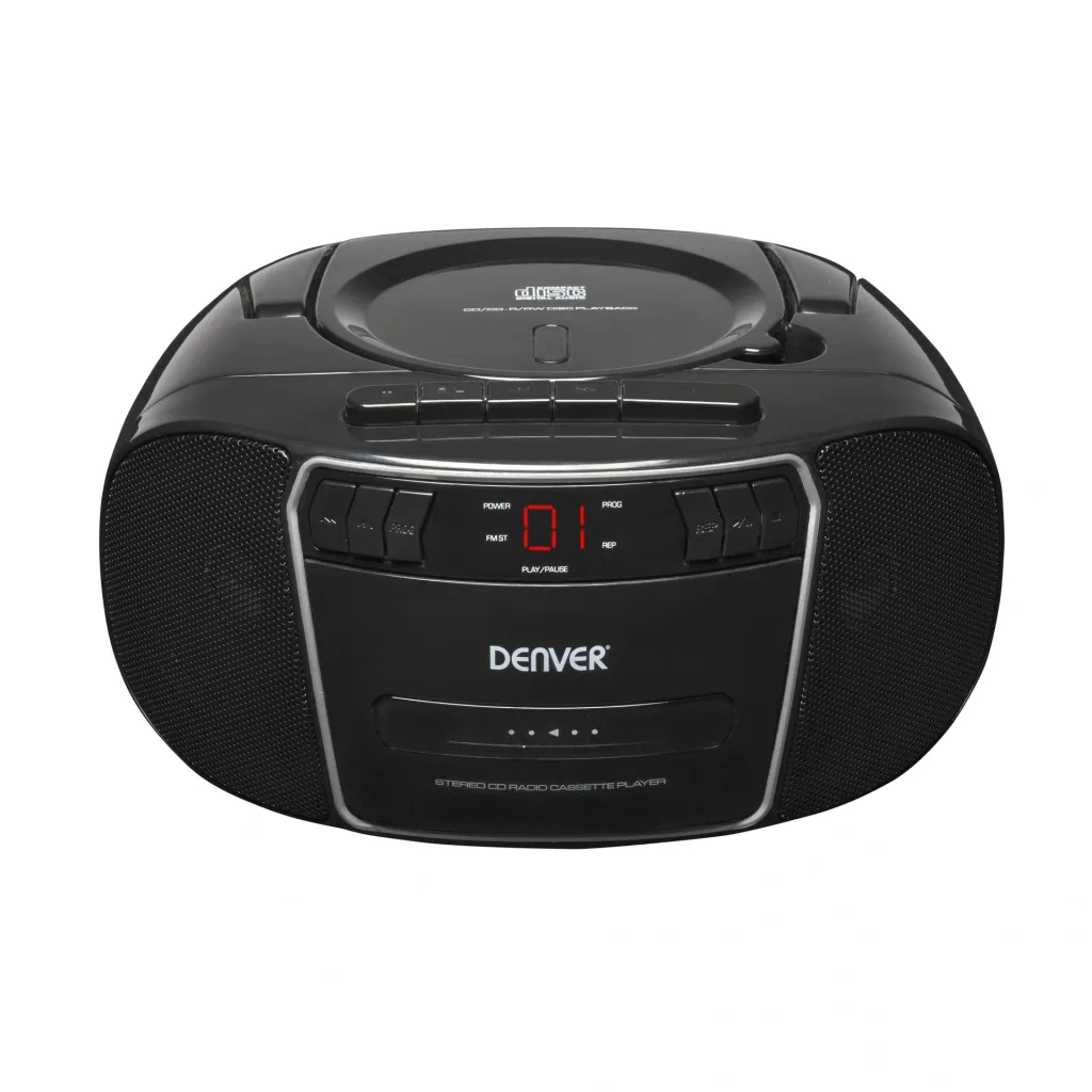 Portable CD player with cassette, radio and aux input TCP-40