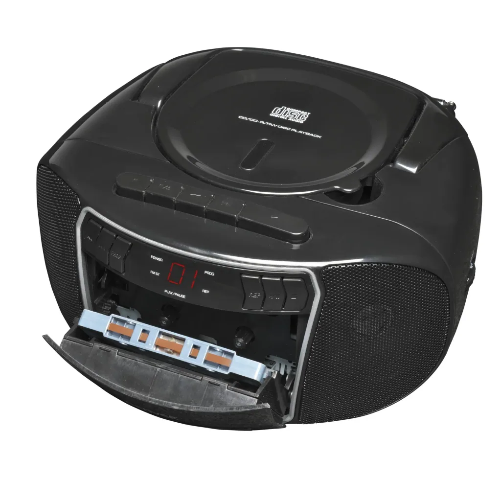 Portable CD player with cassette, radio and aux input TCP-40