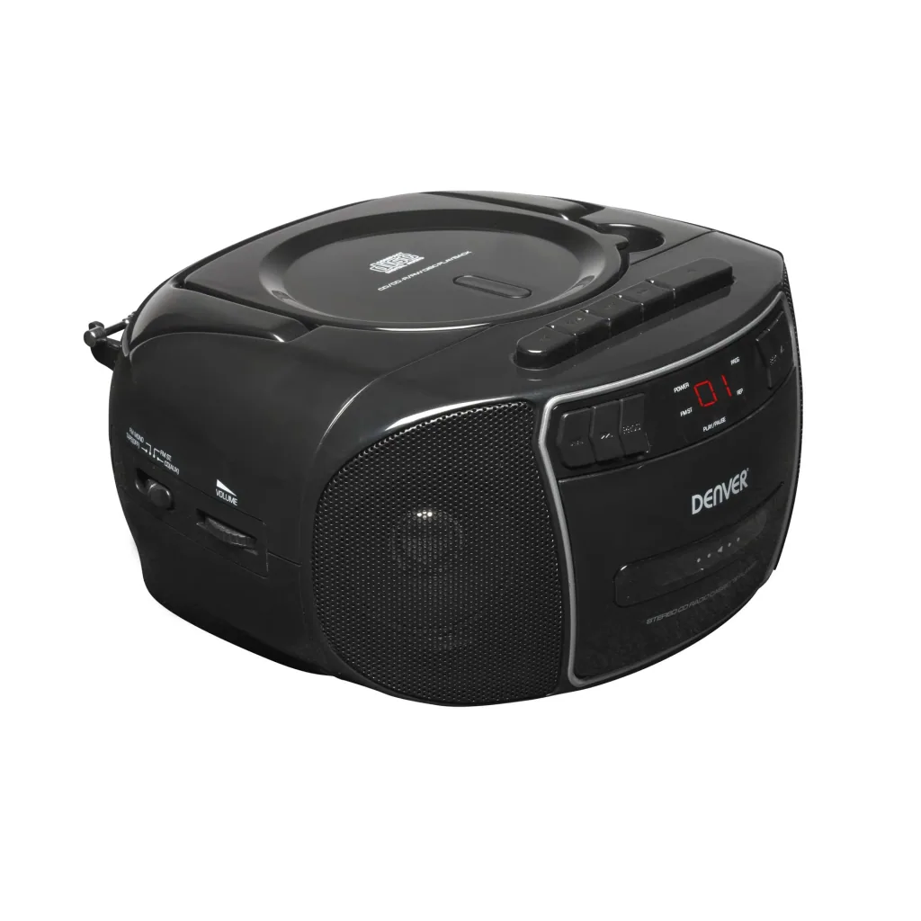 Portable CD player with cassette, radio and aux input TCP-40