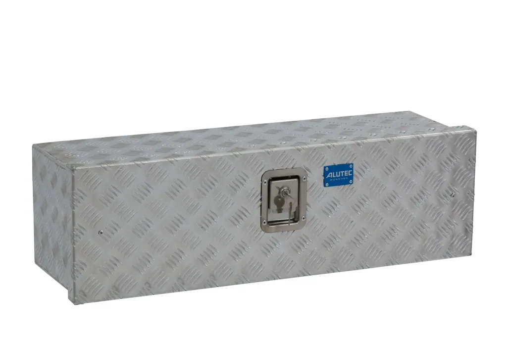 Aluminum underfloor box RU, 46 liter capacity