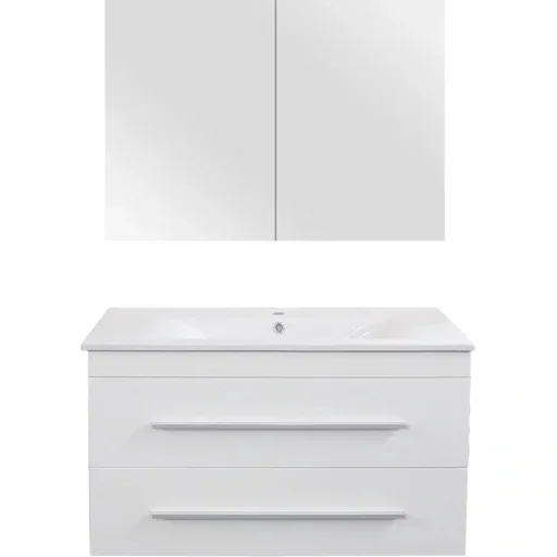 Bathroom furniture Style 90cm - Mat White
