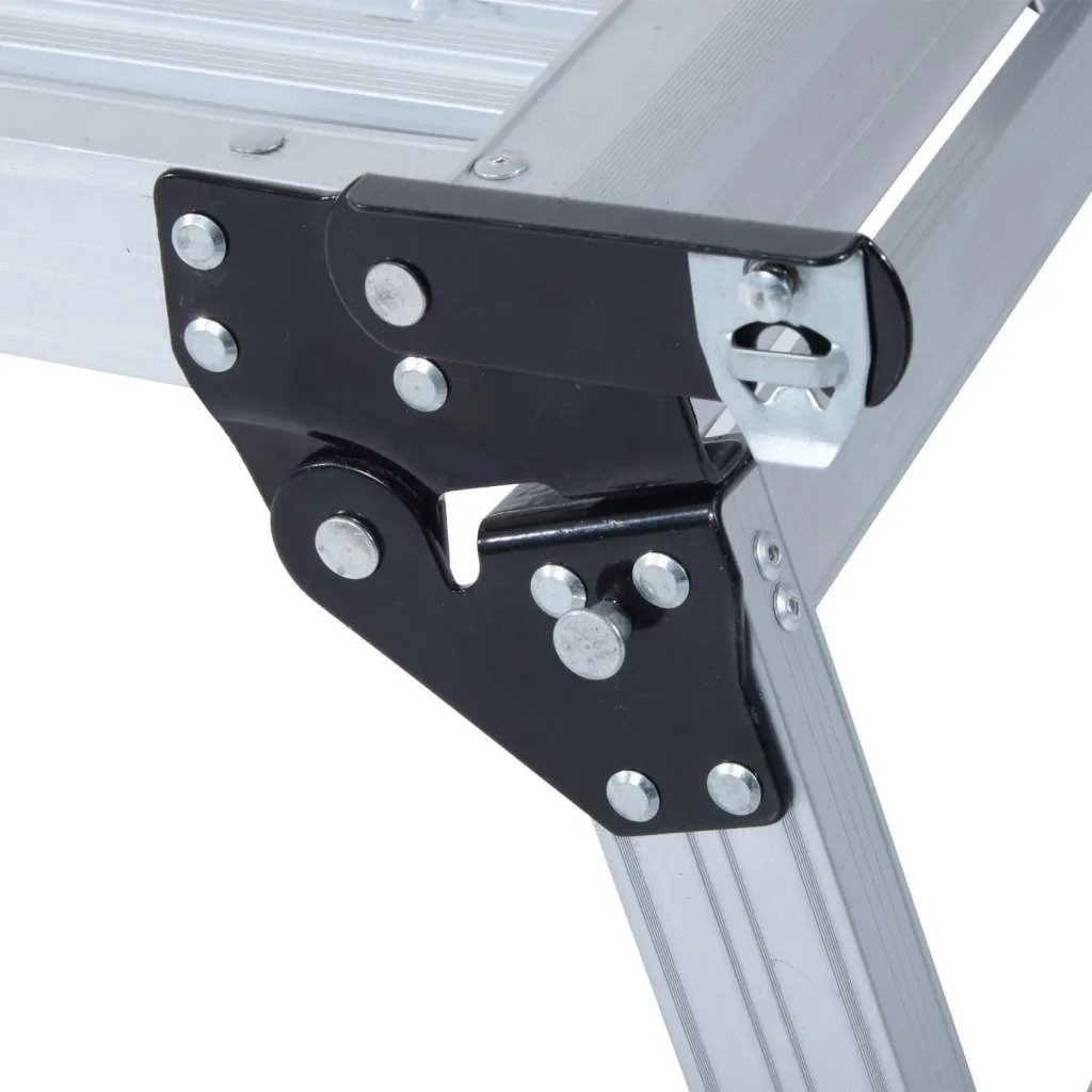 Work platform aluminum step bench stepladder work platform foldable