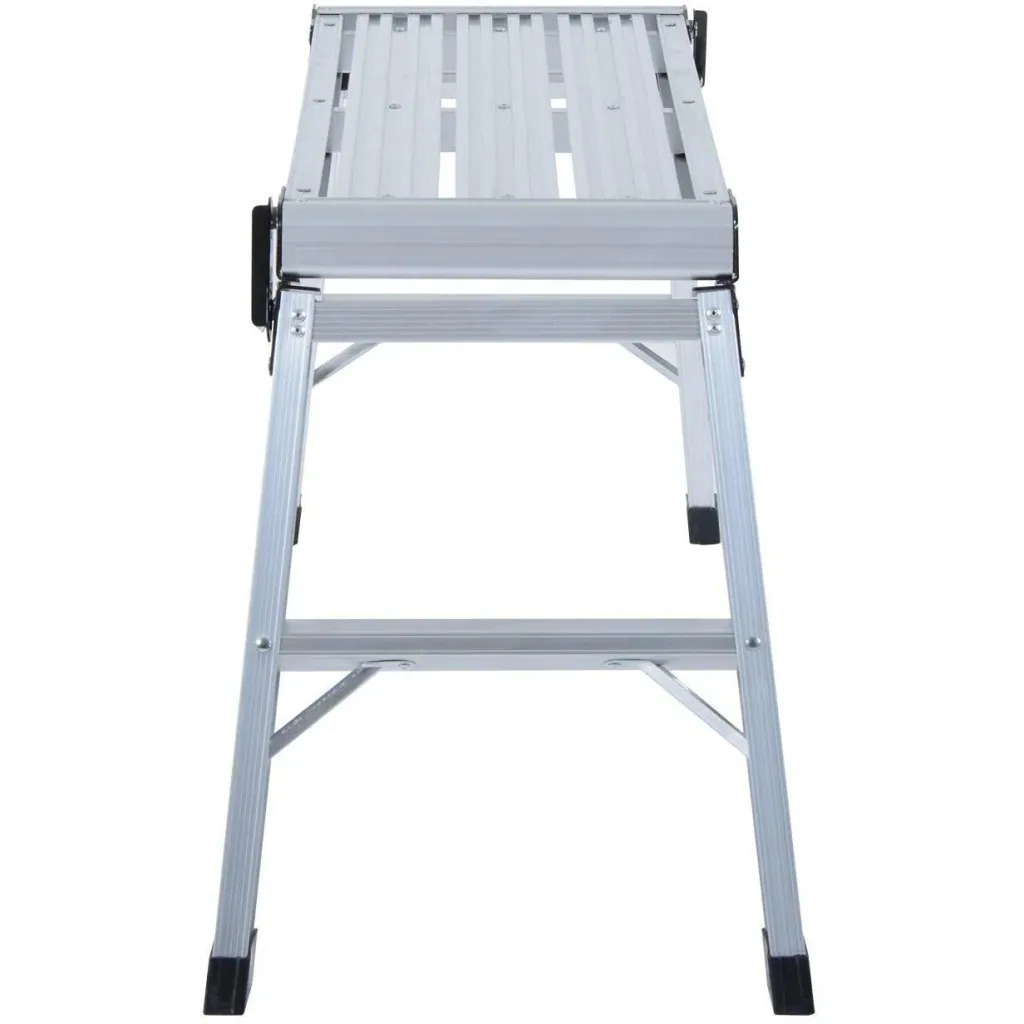 Work platform aluminum step bench stepladder work platform foldable