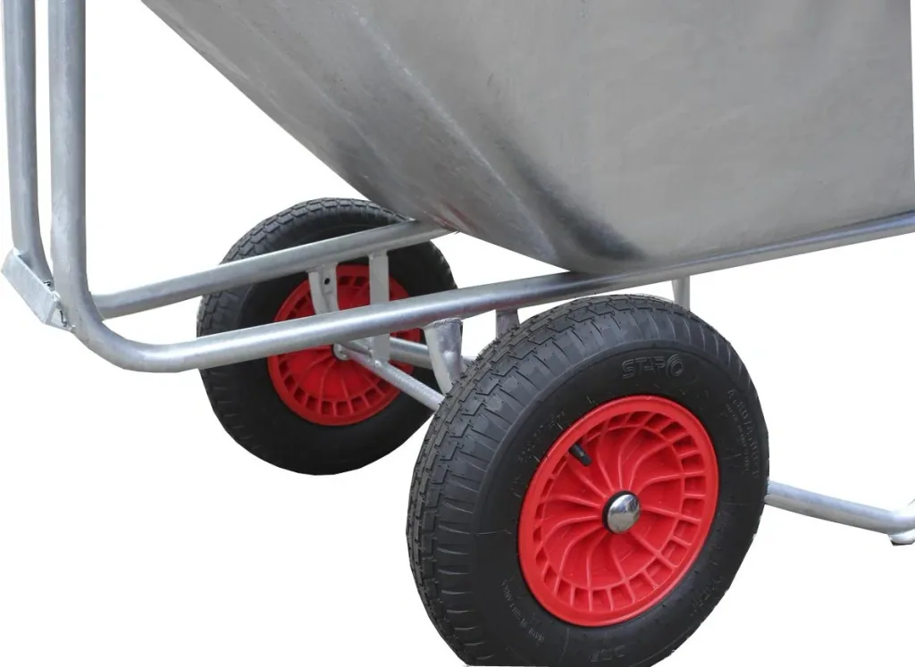 Large wheelbarrow "Farmer II", 200 liters, 2 pneumatic wheels