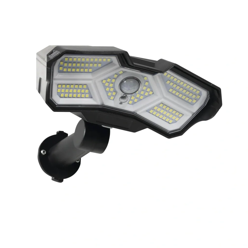 LED solar spotlight with motion detector, 400 lumens