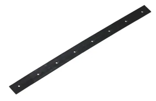 Rubber blade for manure and slurry scraper