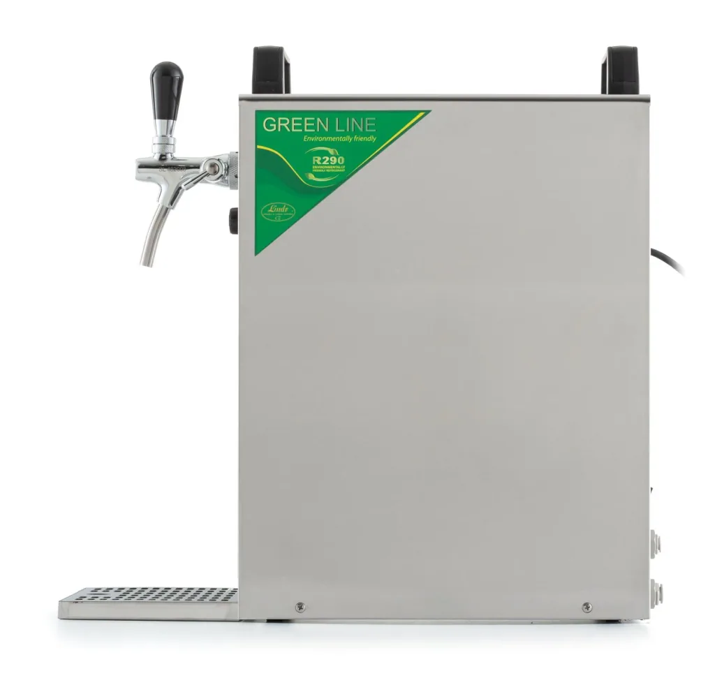 Biertap Kontakt K 40/K 1-kraans roestvrij staal, 50 liter/u, met membraanpomp - Biertap, Beertender, Thuistap, Bierkoeler