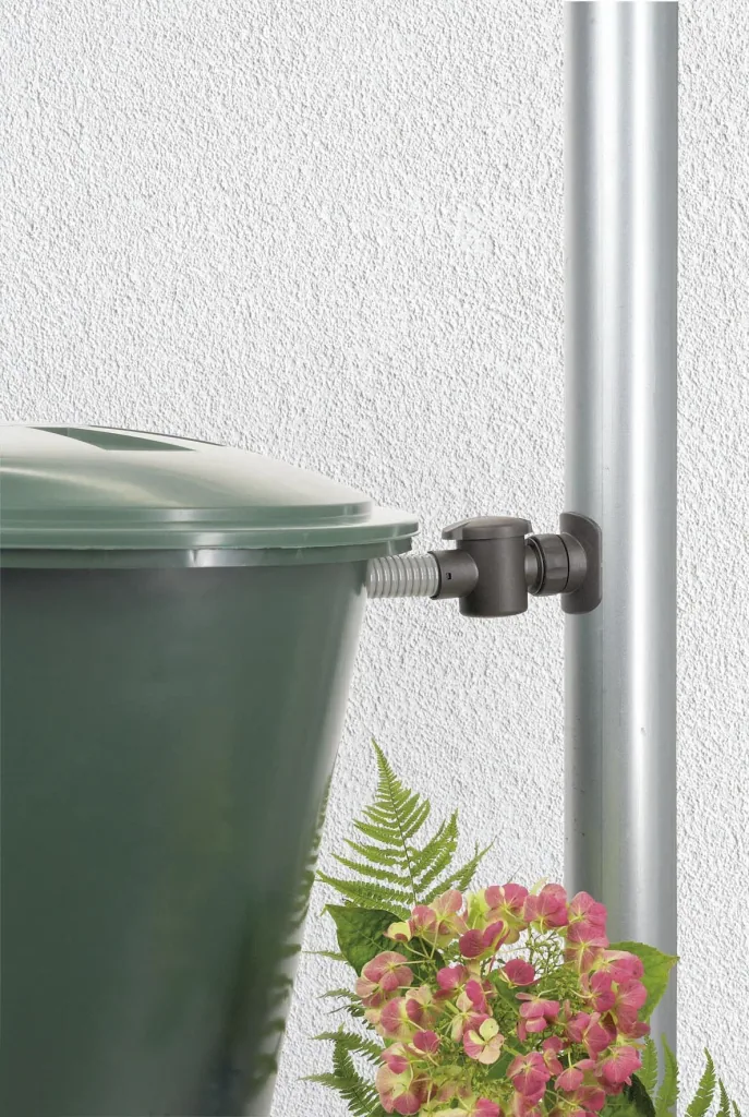 Downpipe filter "Speedy", grey - rain collector installed in 5 minutes