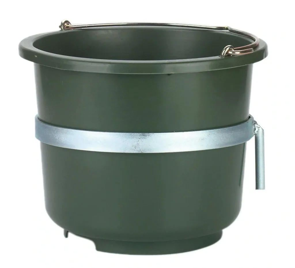 Bucket holder, galvanized, round, Ø 29.5 cm