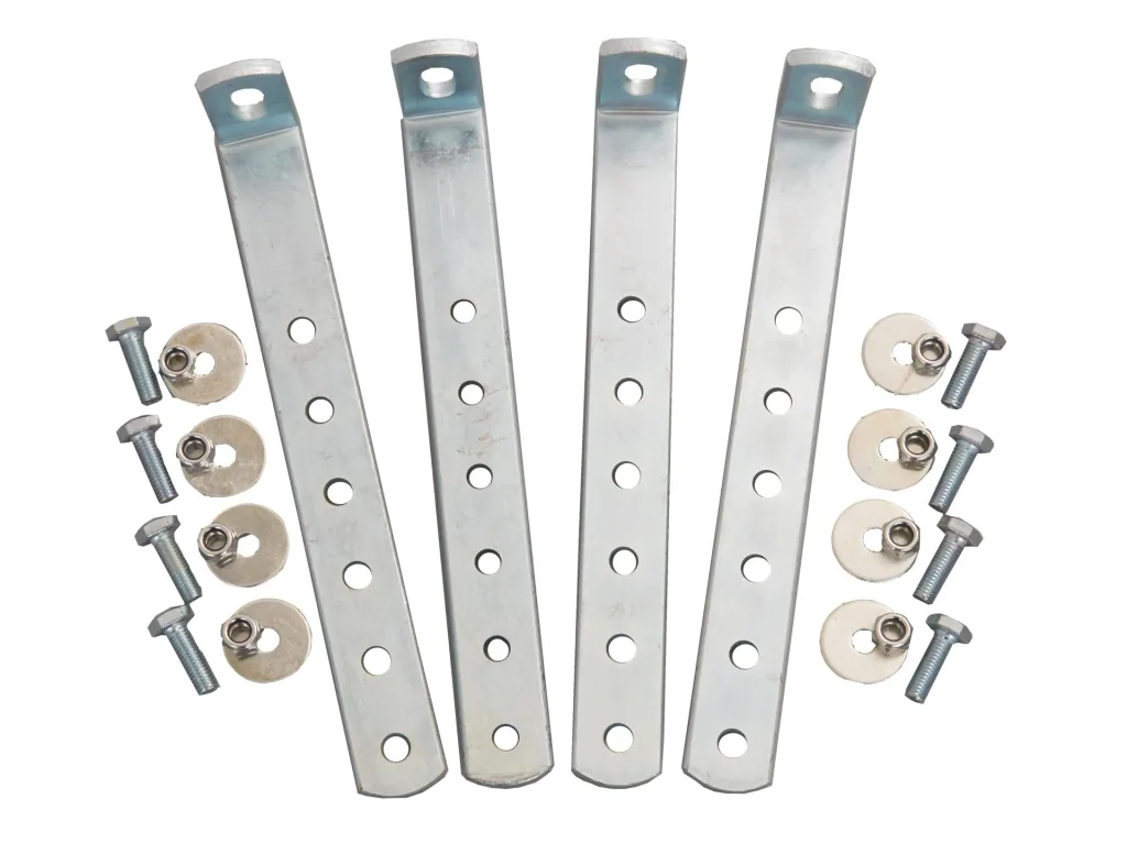 Mounting kit for underfloor boxes