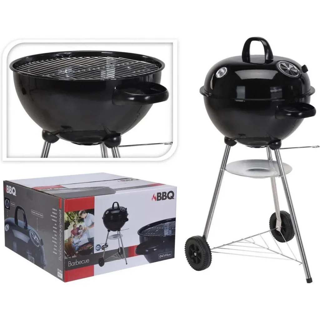 BBQ charcoal grill with thermometer - Ø47 cm
