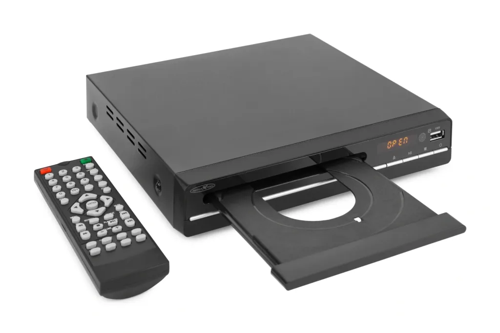 DVD player with HDMI, SCART, USB and remote control