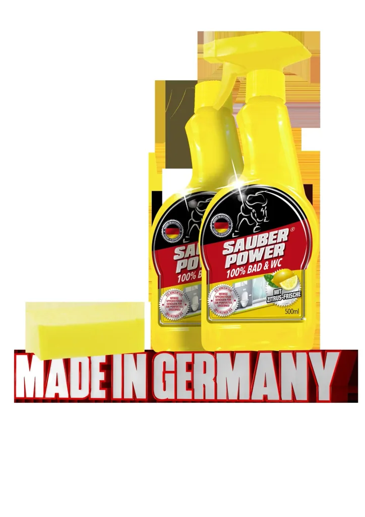 Bathroom & WC cleaner concentrate "Clean-Power", 4-part