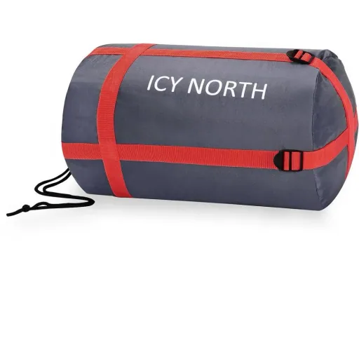 Sleeping bag Bergsteiger Icy North dark blue + dark red