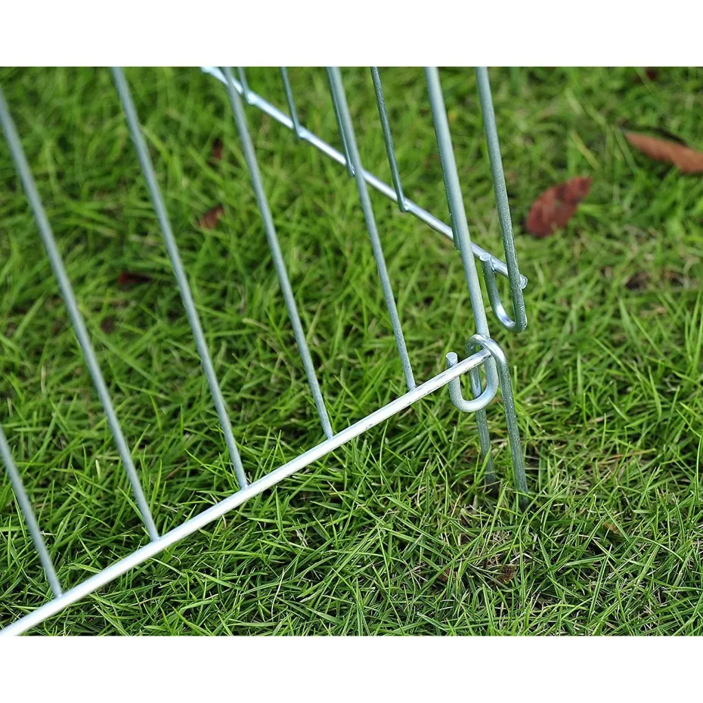 Free-range enclosure puppy run puppy grid 8-part dimensions: 63x91cm