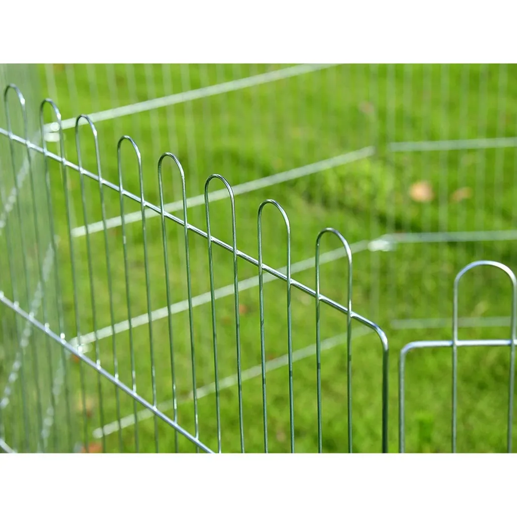 Free-range enclosure puppy run puppy grid 8-part dimensions: 63x91cm