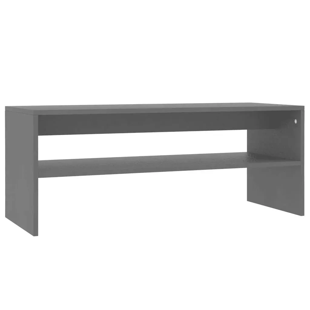 Coffee table 100x40x40 cm chipboard black