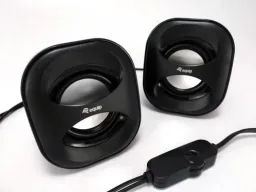 Mini USB speaker for notebook/PC in black