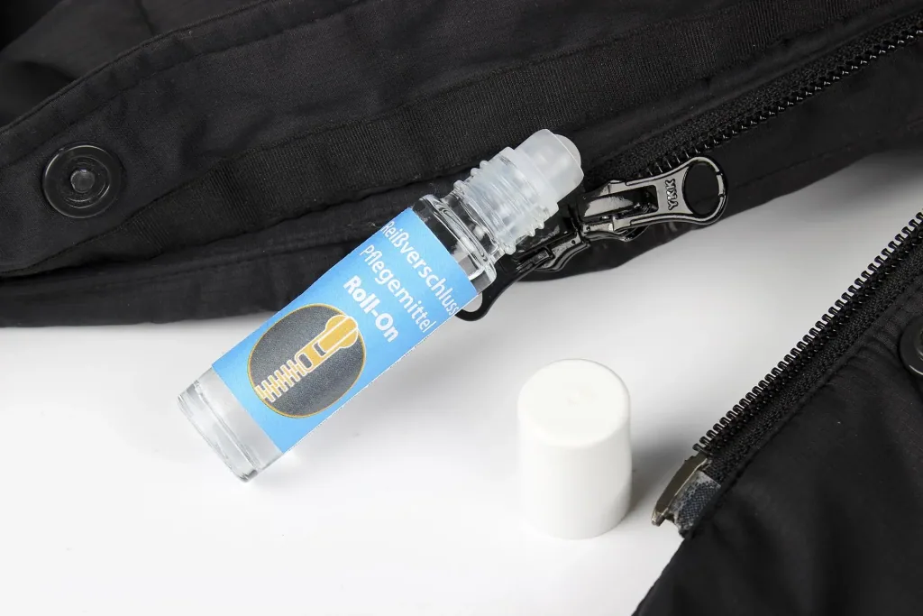 Zipper gripper & zipper care product roll-on set
