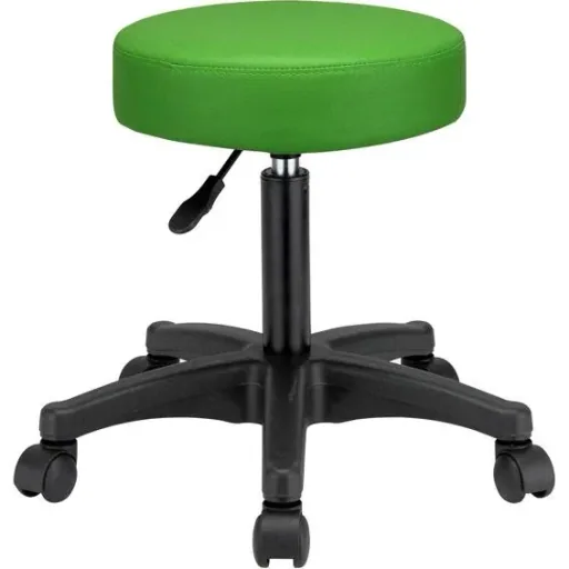 Crutch work stool - rotatable and adjustable
