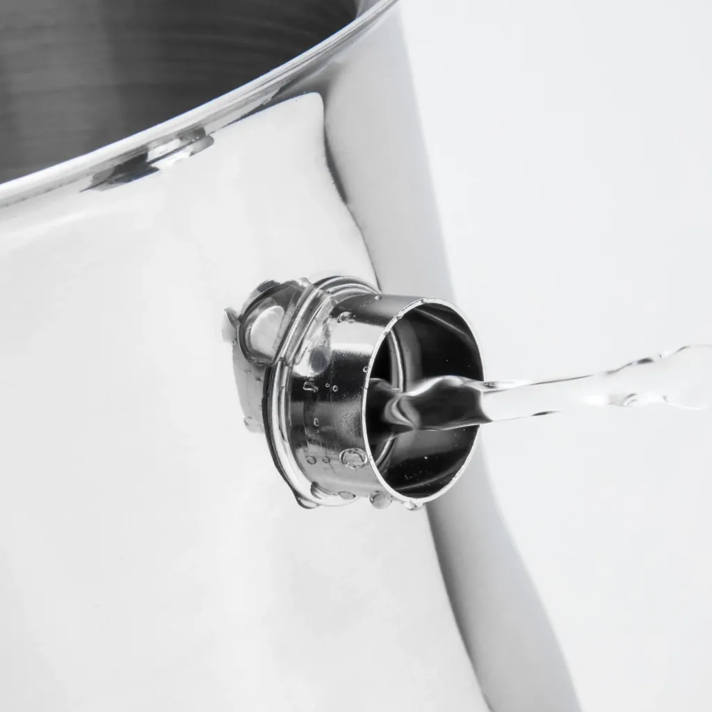 Milk and simmer pot 1.2 liters, stainless steel