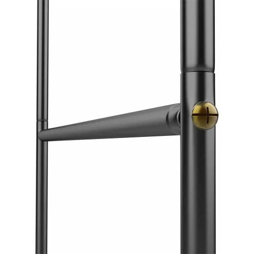 Rose arch black 240x140x37cm