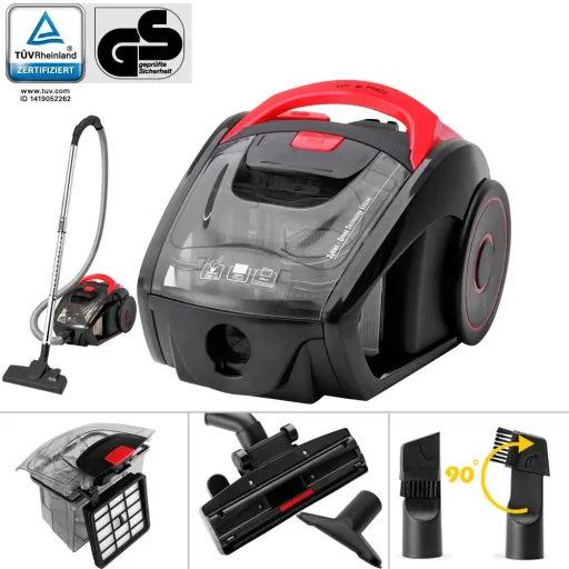 Vacuum cleaner 900W Red - Eco power edition