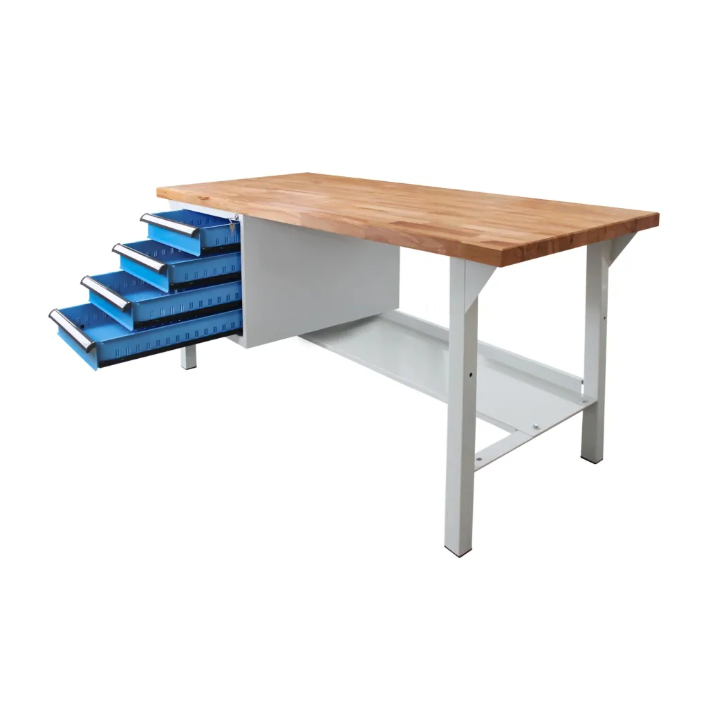 Workbench with drawer box 4 SL 1500