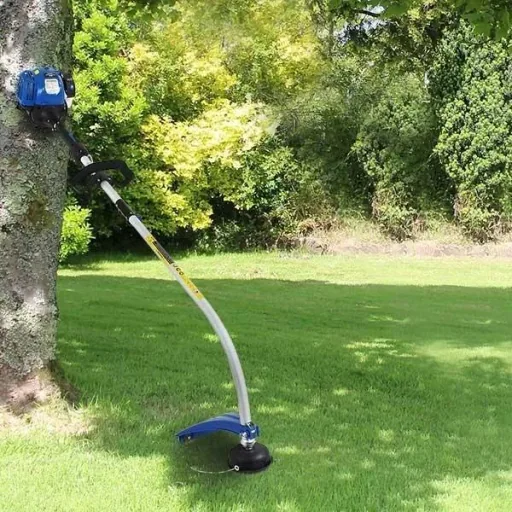26cc split shaft lawn mower with 4-stroke petrol engine