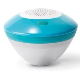 Floating speaker with LED light