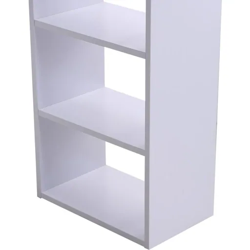 Desk computer table with drawers white