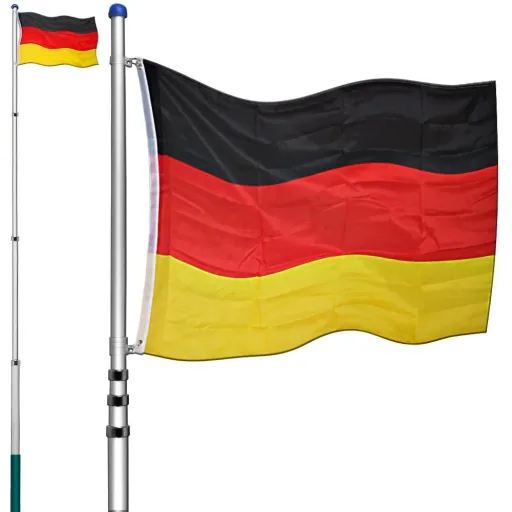 Flagpole 630cm Germany | Telescopic