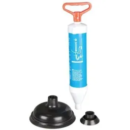 Drain unblocker with suction cup