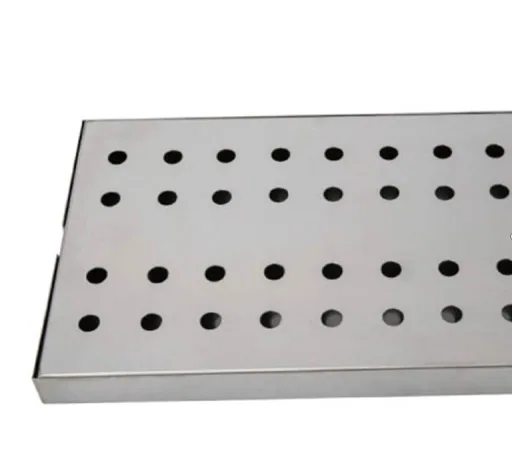 Lekbak, Druppellade - Roestvrij staal, 405 x 204 x 28 mm