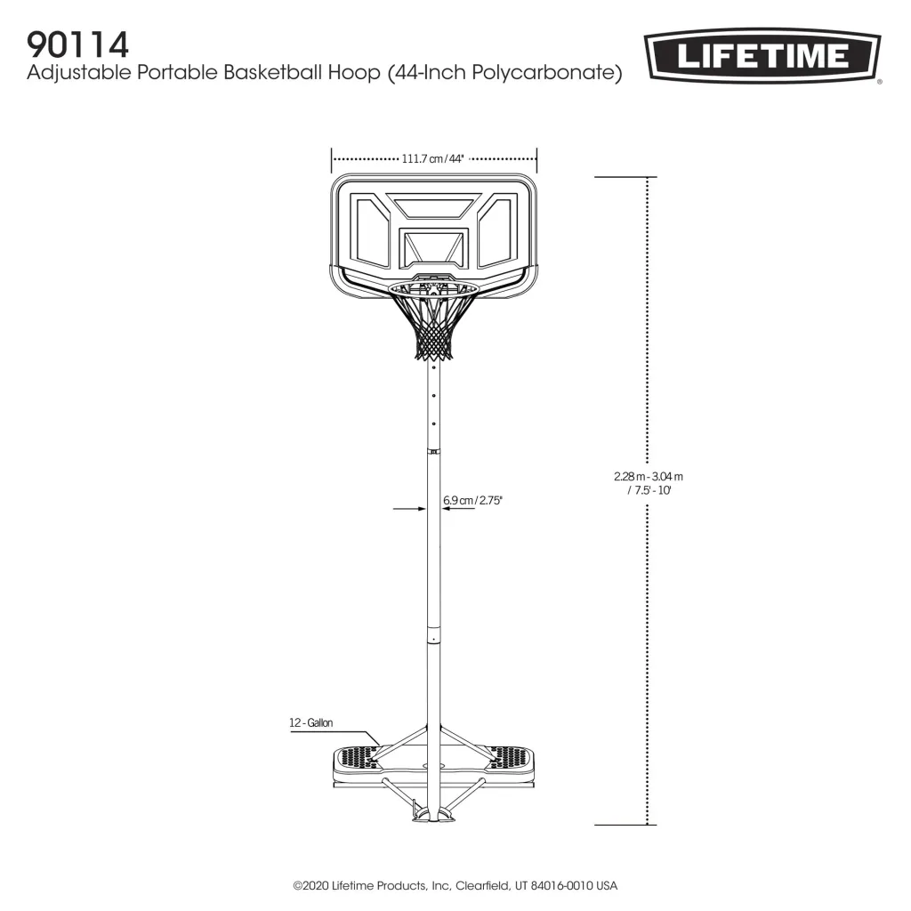 Portable Basketballanlage Miami